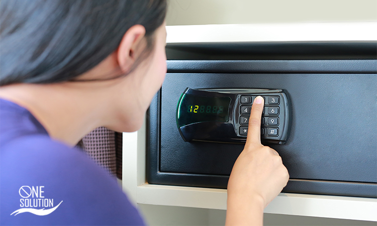 Hide your valuables in a safe-CCTV cameras