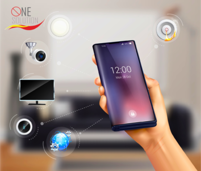 Photo of smart phone device connecting cctv from freepik